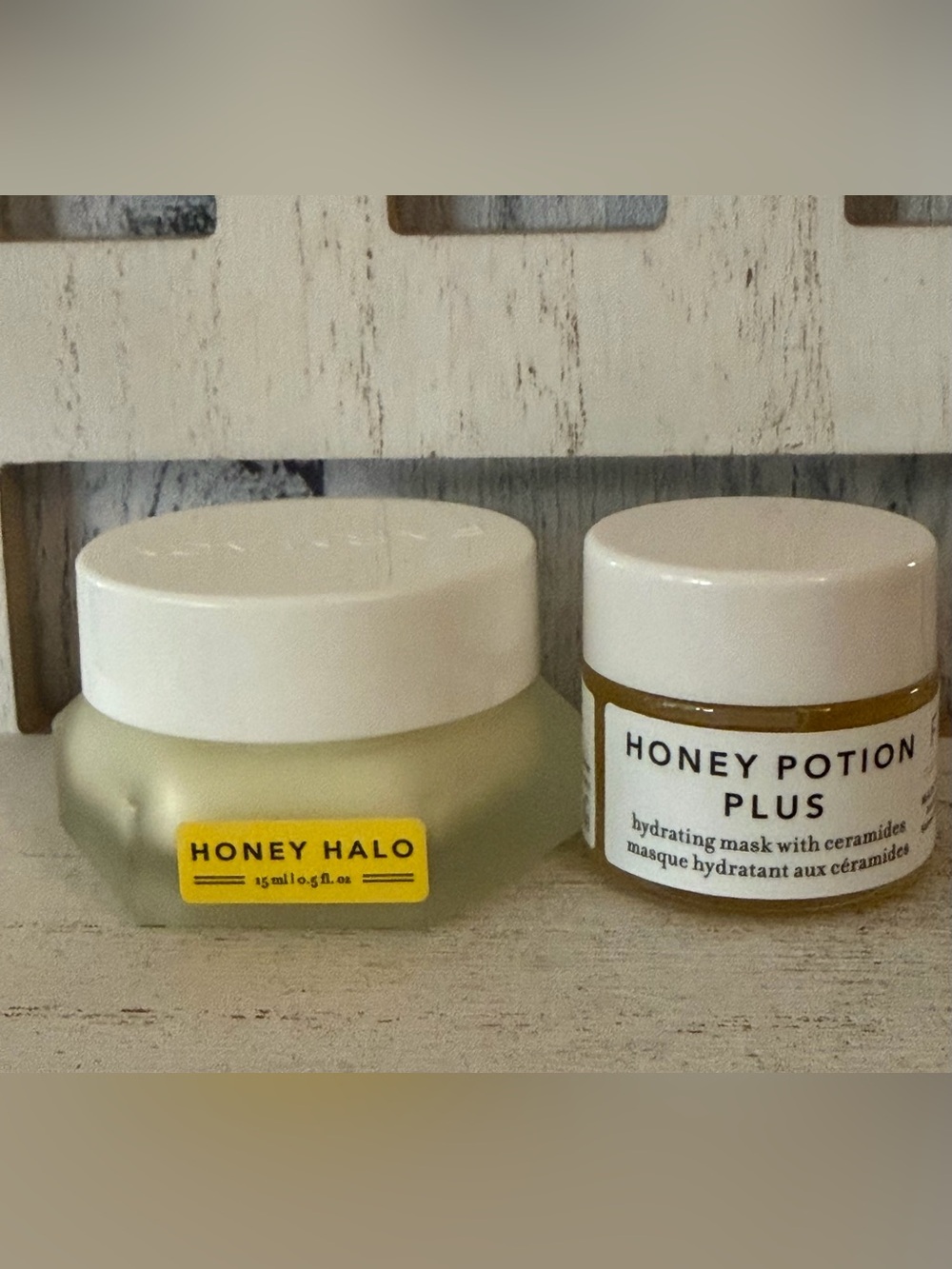 FARMACY Honey Halo Face Cream 15ML & Honey Potion Plus Hydrating Mask 9g New SET